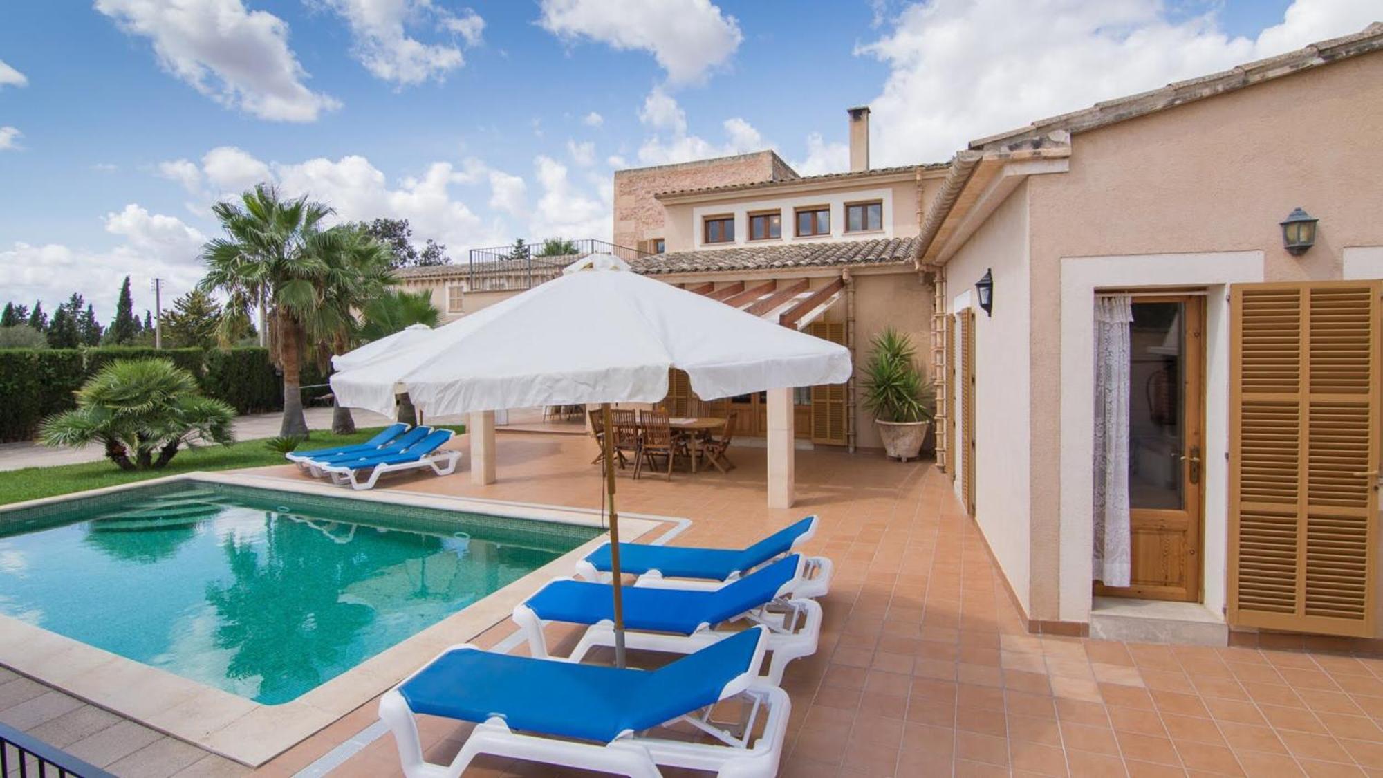Casa Rural, Finca Rustica Con Piscina Cas Padrins De Campos, Mallorca Kültér fotó