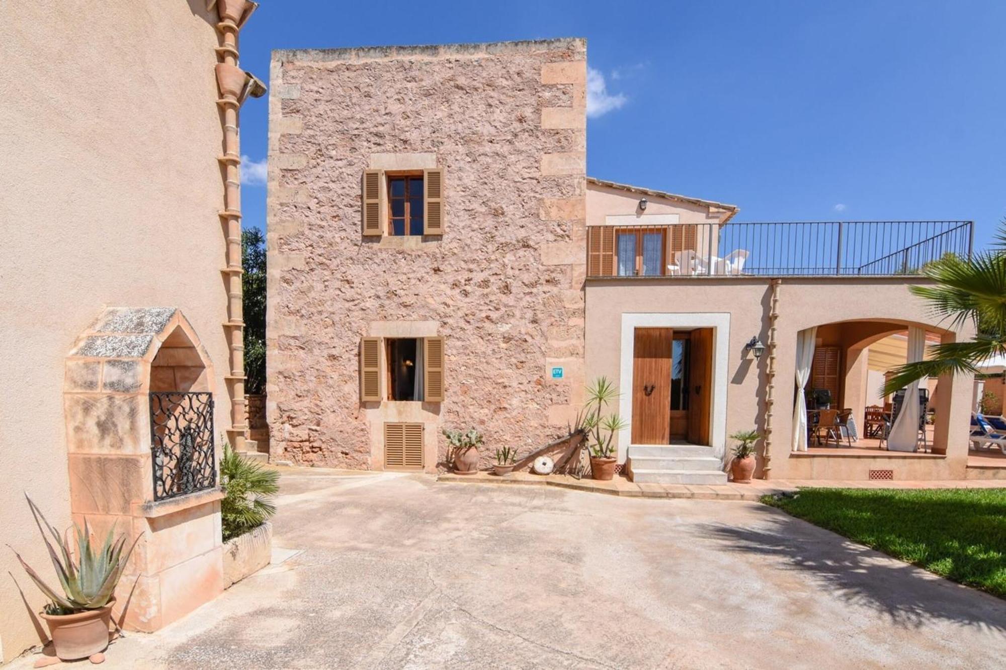 Casa Rural, Finca Rustica Con Piscina Cas Padrins De Campos, Mallorca Kültér fotó