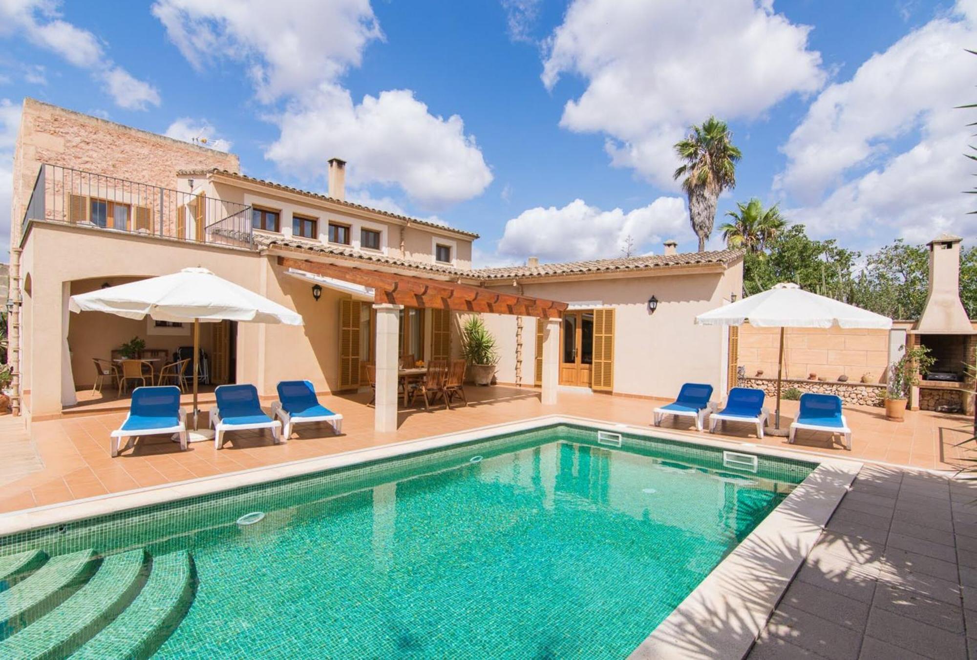 Casa Rural, Finca Rustica Con Piscina Cas Padrins De Campos, Mallorca Kültér fotó