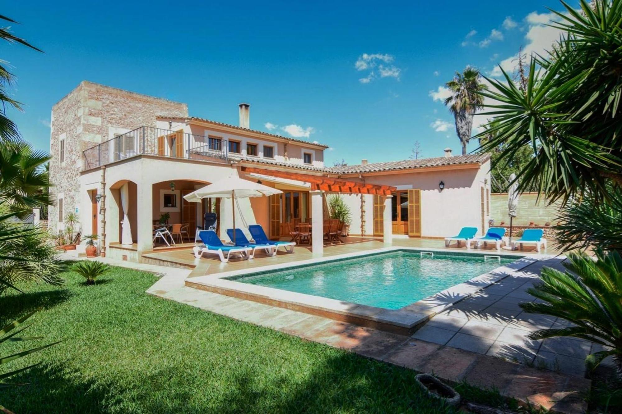 Casa Rural, Finca Rustica Con Piscina Cas Padrins De Campos, Mallorca Kültér fotó