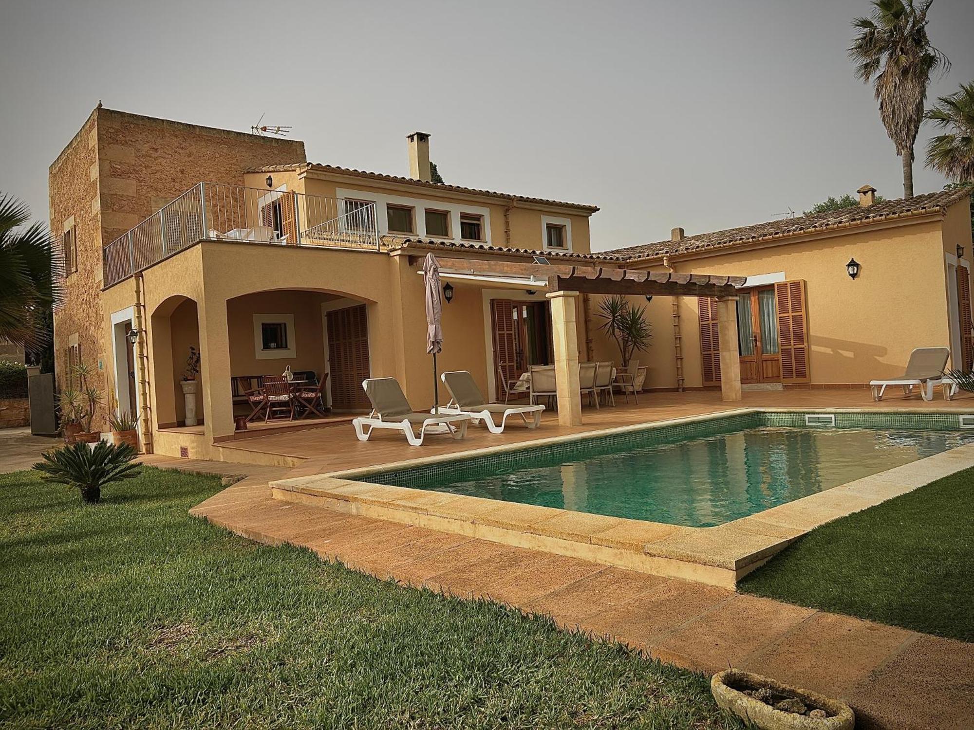 Casa Rural, Finca Rustica Con Piscina Cas Padrins De Campos, Mallorca Kültér fotó