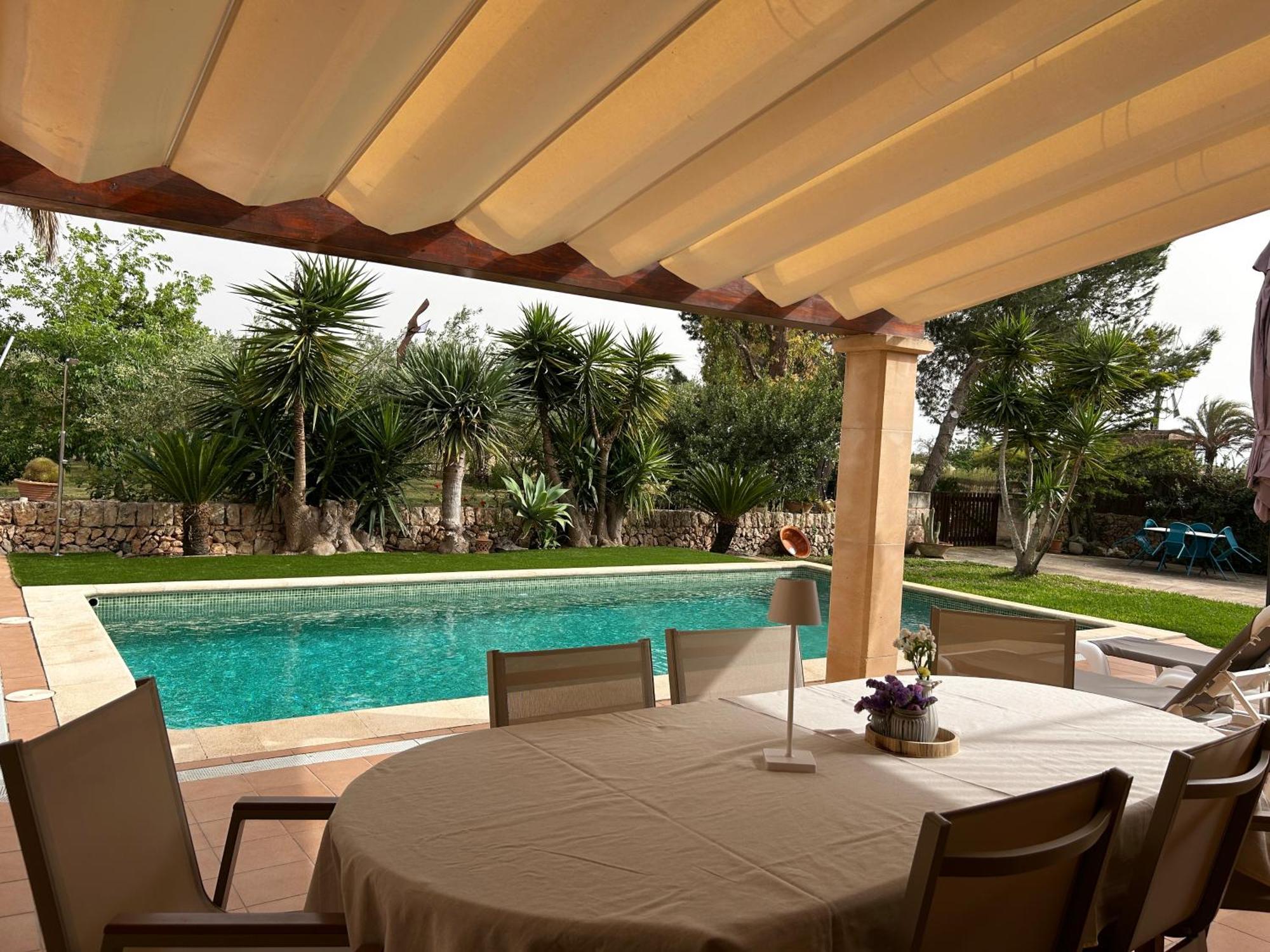 Casa Rural, Finca Rustica Con Piscina Cas Padrins De Campos, Mallorca Kültér fotó