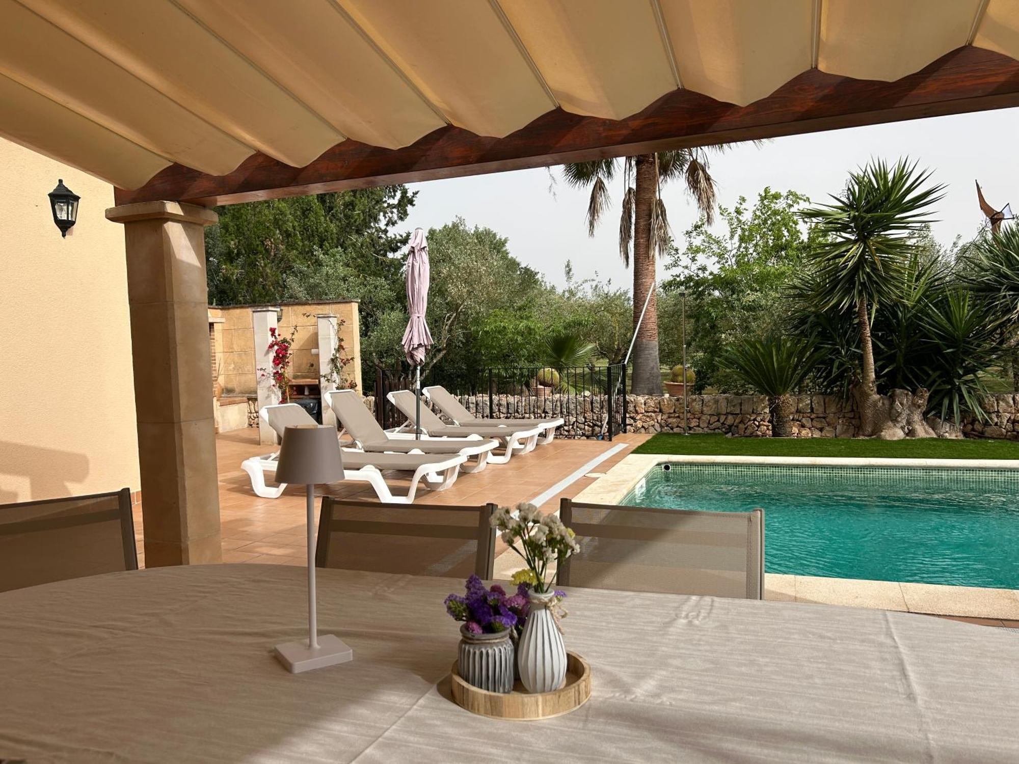 Casa Rural, Finca Rustica Con Piscina Cas Padrins De Campos, Mallorca Kültér fotó